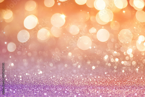 Glitter Texture with Soft Bokeh