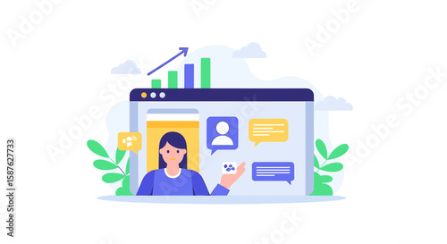 Premium and elegant vector graphics design elements for innovative user interface technology