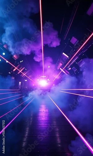 Explosive concert light animation with jet lasers and crowd energy. Perfect for music videos and promotions.