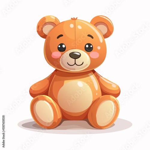 Cuddly Teddy Bear Toy, Adorable Christmas Gift Companion