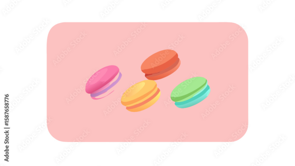 Delicious colorful macarons french pastries sweet treats confectionery bakery shop cafe dessert food art Delicious colorful macarons french pastries sweet treats confectionery bakery shop cafe dessert food art