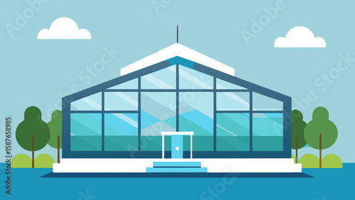 greenhouse with plants