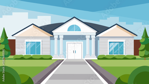 vector illustration of a house