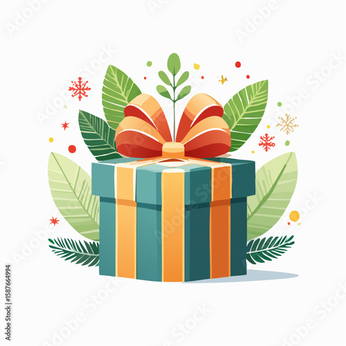Beautifully Wrapped Gift, Christmas Surprise Package