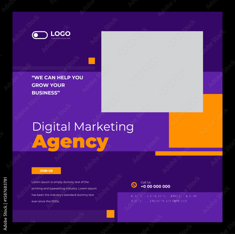 Social media post for digital marketing agency
