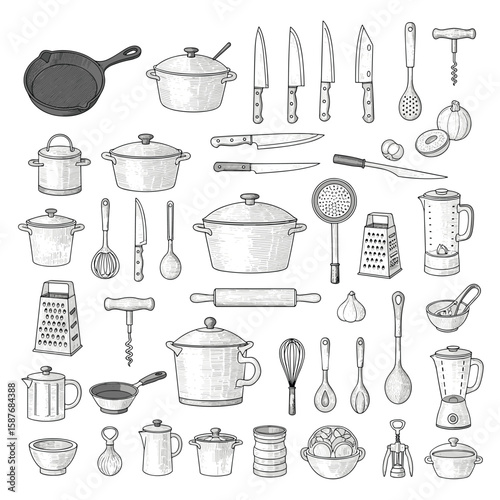 Essential kitchen utensils and cookware for every home chef's collection