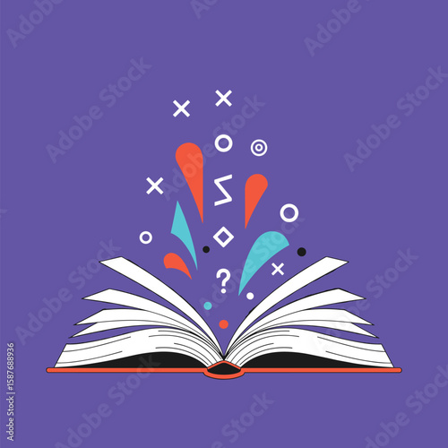 Discover the infinite possibilities of knowledge unleashed from an open book of wonder and imagination