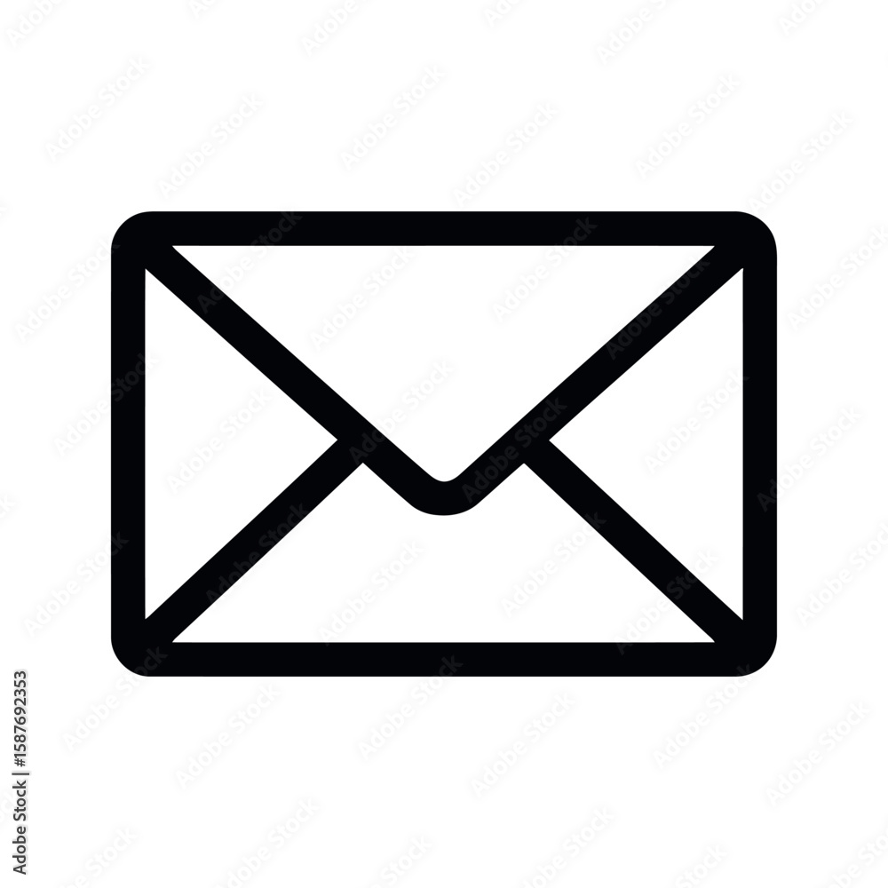 Email icon isolated on white background. Mail symbol Email icon isolated on white background. Mail symbol