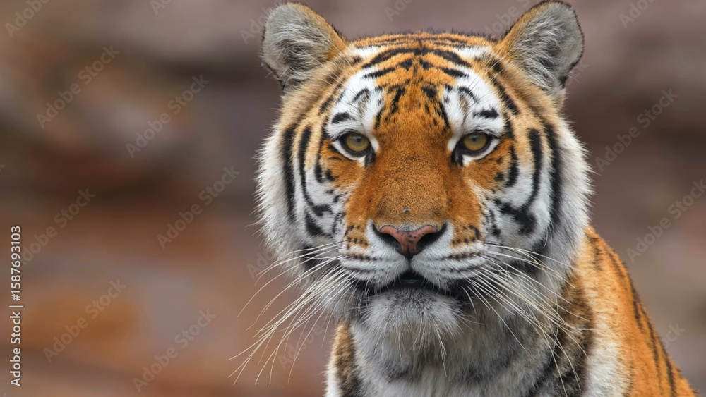 Fototapeta premium Close Face Tiger