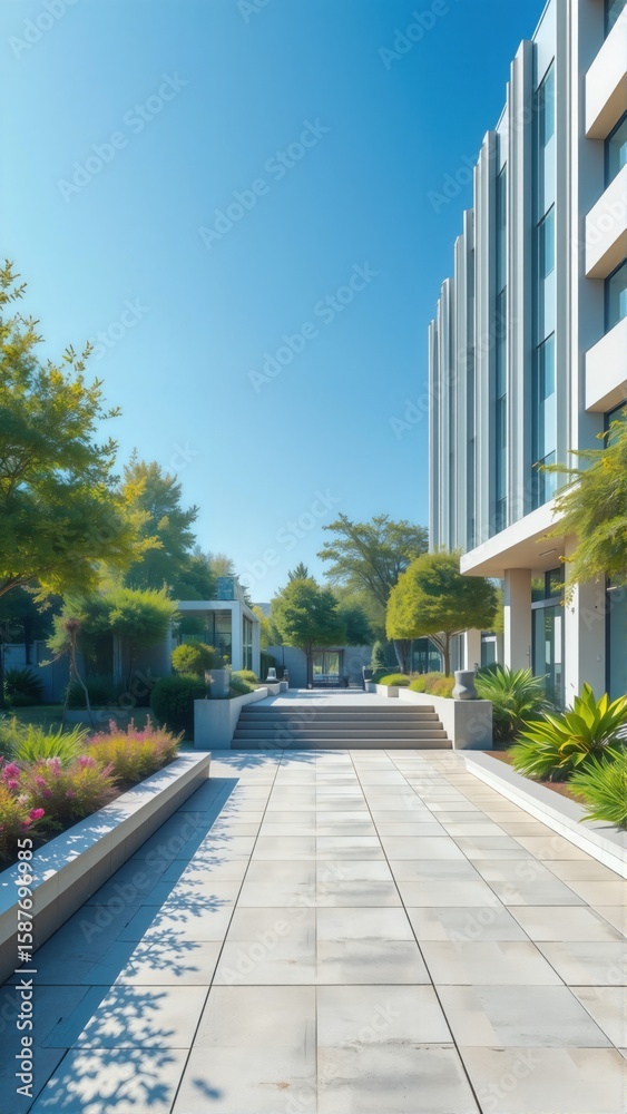 Naklejka premium modern office building