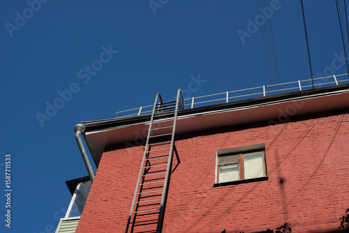 Plakat w ramie fire escape