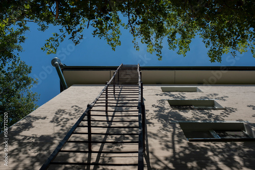 metal fire escape