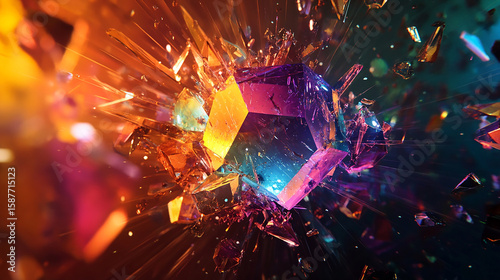 a cinematic space nebula swirling