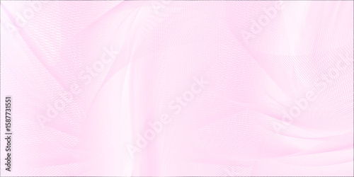 Abstract design with flowing wave-like patterns in various shades of pink, The gradients create a soft three-dimensional effect, a light pink background the overall aesthetic is calming and modern.
