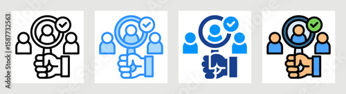 Recruitment Agency Collection Set Multiple Style