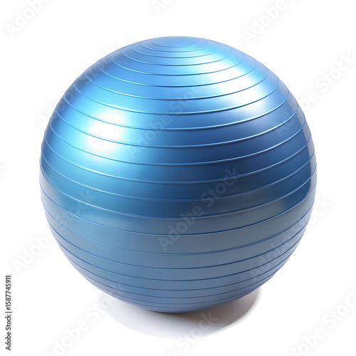 fitball yoga ball or exercise ball 3d rendering
