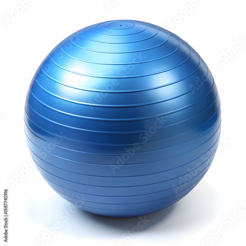 fitball yoga ball or exercise ball 3d rendering