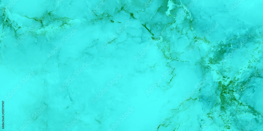 Obraz premium Green background white marble wall surface blue green background pattern graphic, Elegant green marble pattern background with intricate details, Abstract green swirly marble texture.