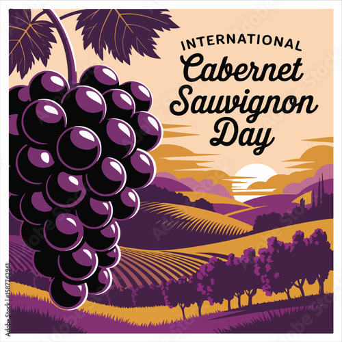 Celebrate the rich flavors of Cabernet Sauvignon with wine lovers worldwide today
