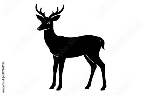 deer silhouette vector