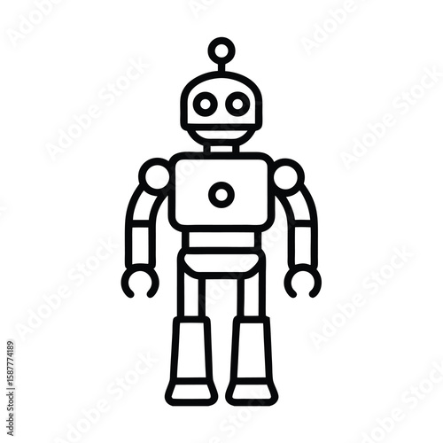 artificial intelligence robot technology concept 