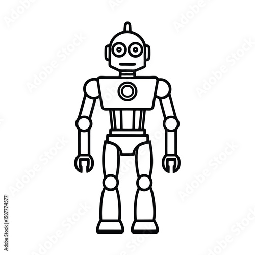 artificial intelligence robot technology concept 