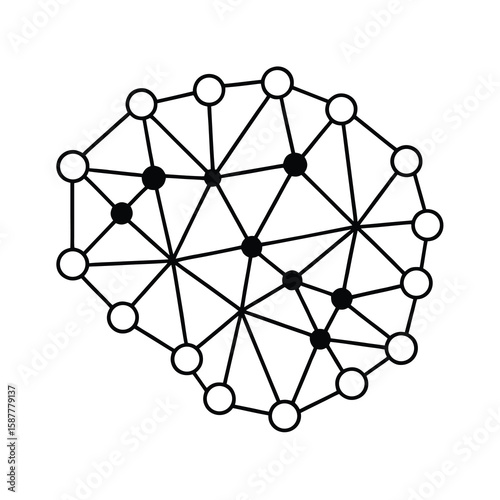 connected brain neural network ai technology concept 