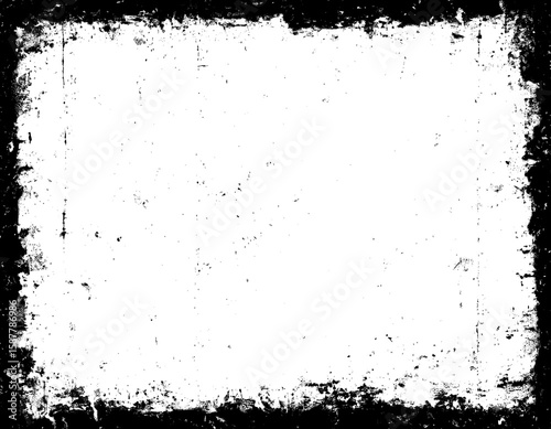 Grunge background is black and white