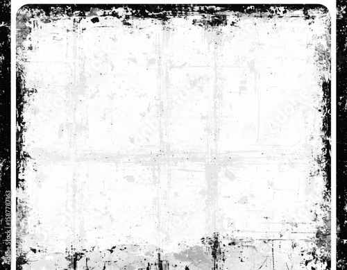 Grunge background is black and white