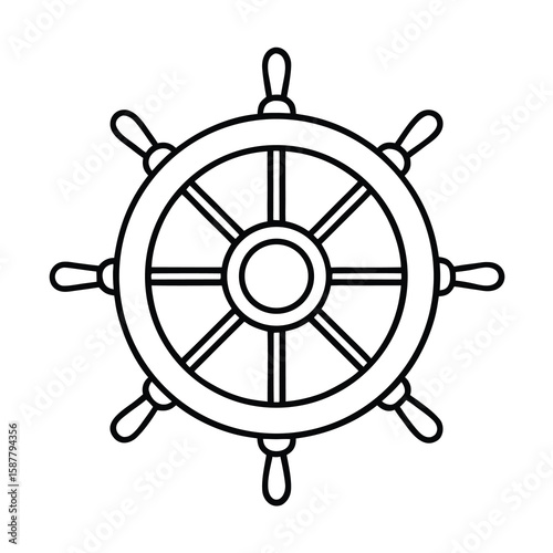 steering wheel vector illustration
