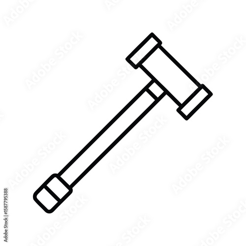 sledge hammer tool construction equipment icon
