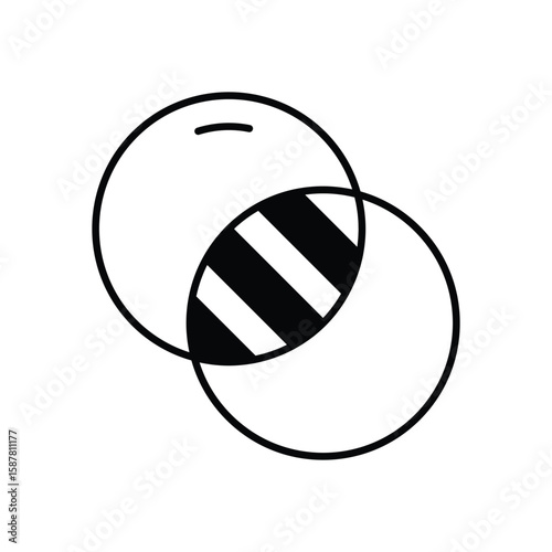 Opacity Icon vector stock illustration