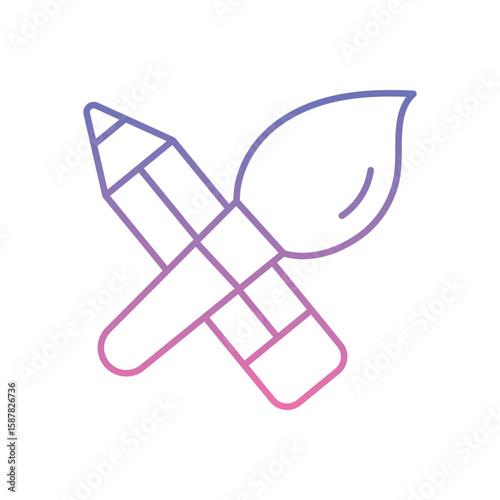 Text Tool Icon vector stock illustration