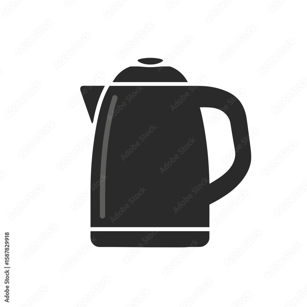 Obraz premium Electric kettle Clipart, Icon, Logo