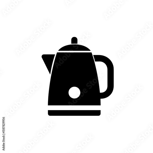 Electric kettle Clipart, Icon, Logo