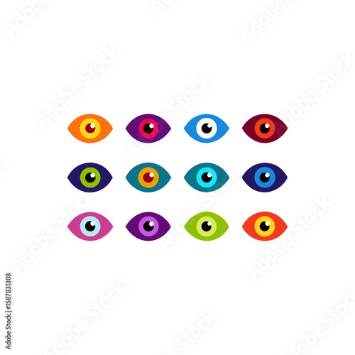  different spectral beast eye icons set