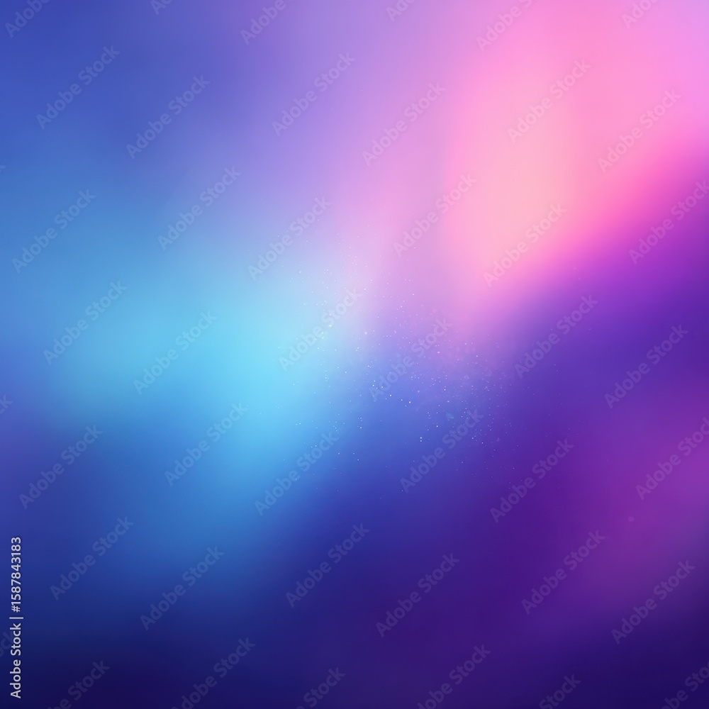 Fototapeta premium Blurry, vibrant gradient of purple, pink, and blue