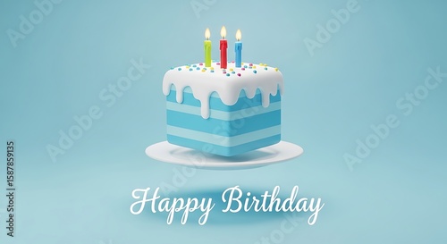 Celebrate Birthdays: Stunning 3D Birthday Cake Design
