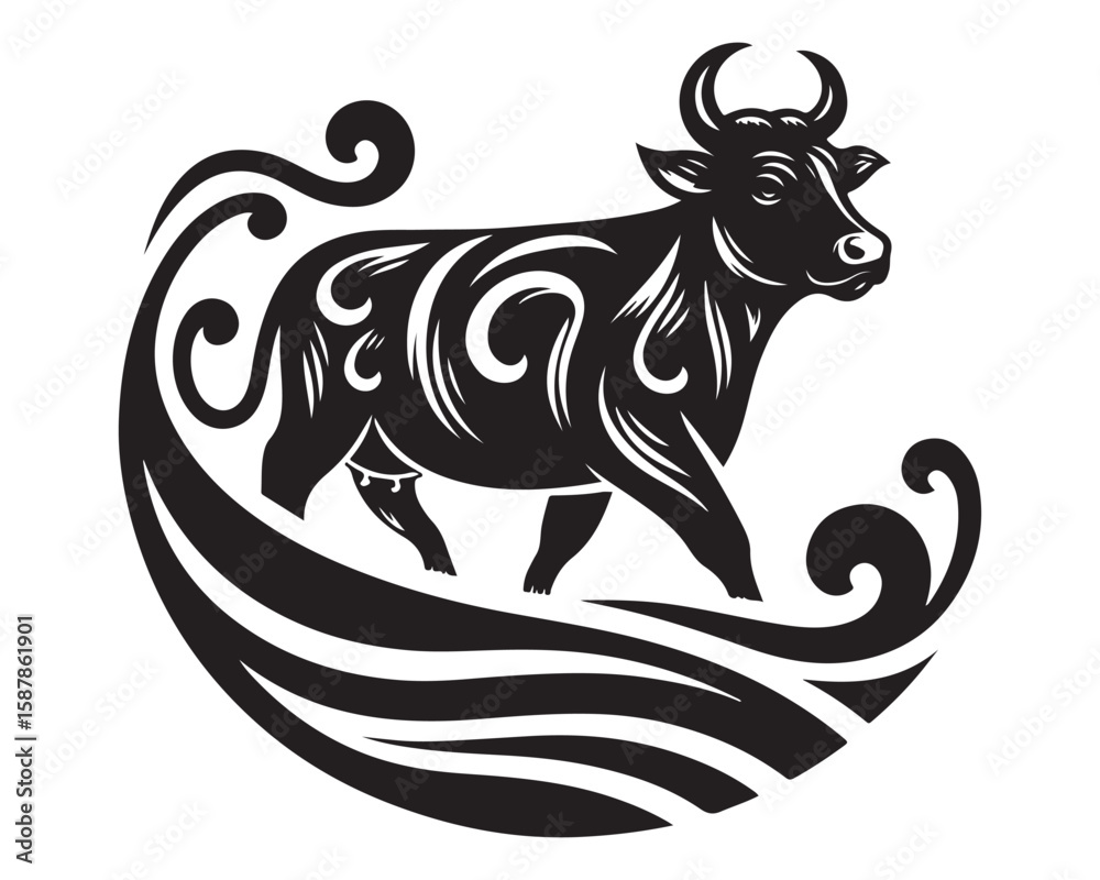 Fototapeta premium Cow 7.eps