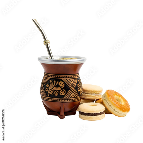 Yerba mate gourmandise and delicious sweets