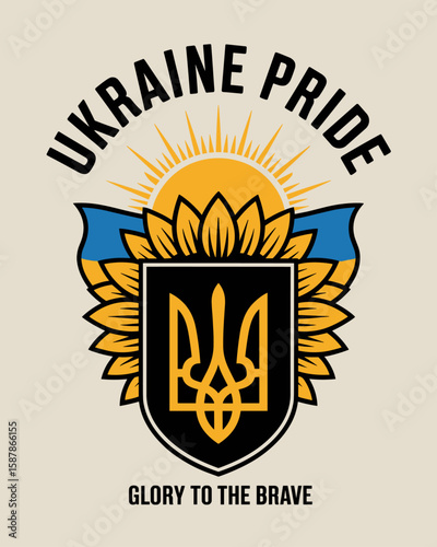 Ukraine Pride vector illustration