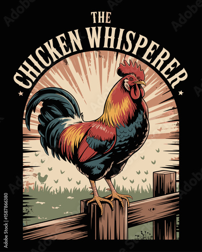 Funny Chicken vector illustration