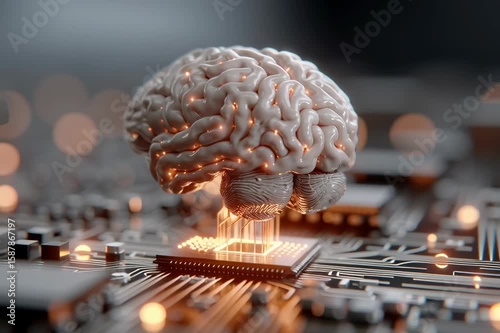 Artificial intelligence brain ai neural network machine learning deep learning technology future