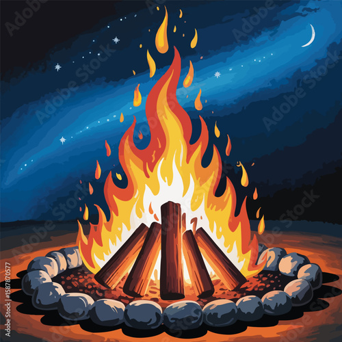fire burning in a fireplace