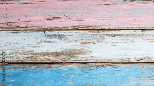 Wallpaper Mural Pastel Pink Blue White Wooden Planks Background Texture. Torontodigital.ca