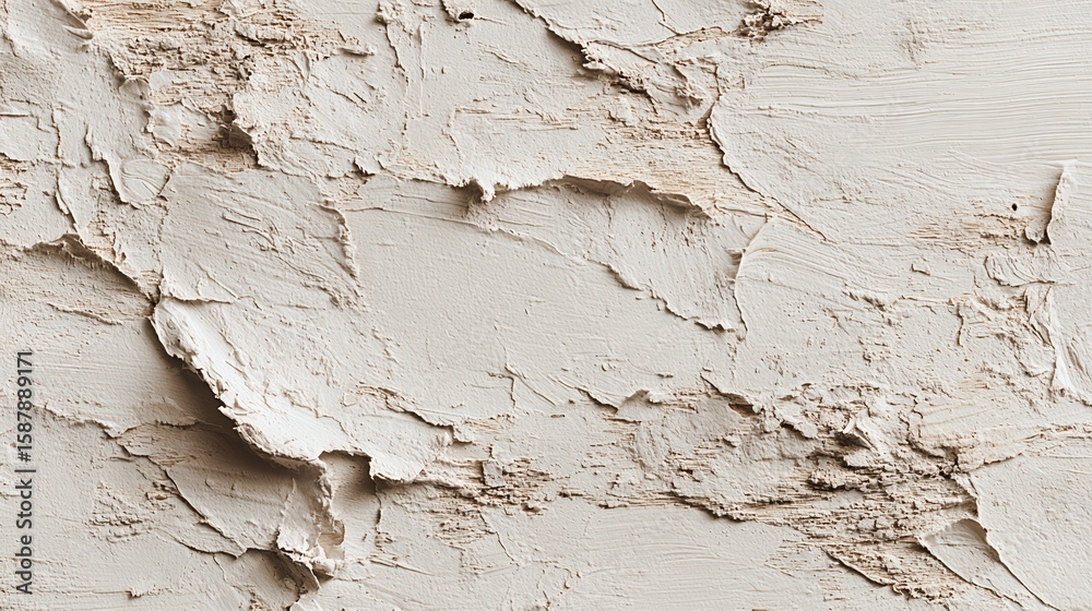 Obraz premium Soft Grain Cream Paint Texture with Uneven Surface.