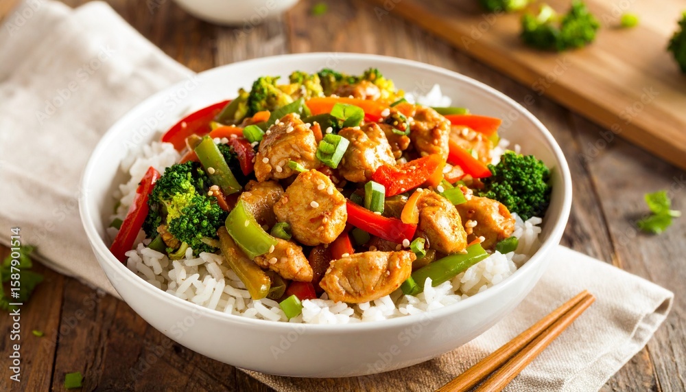 Homemade Kung Pao Chicken Stir Fry Food Homemade Kung Pao Chicken Stir Fry Food