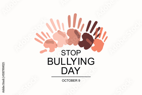National Anti-Bullying Day vector design.