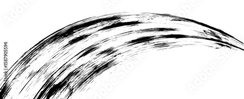 Tire tread marks, wheel textures, tire marks - car racing, motocross, drift, rally, off-road and others. Vector black isolated texture in grunge style with splashes.eps10