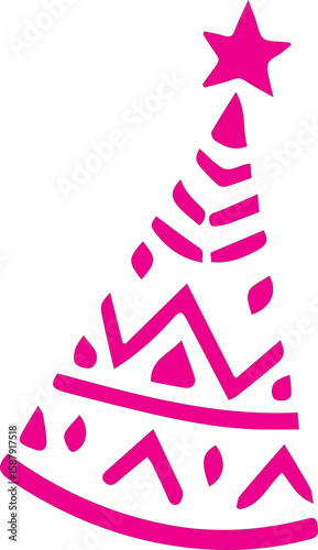 Party Celebration Cap Vector Illustration, Festive Hat Icon for Birthday, New Year, and Holiday Events, Editable Formats: AI, EPS, JPG, PNG, Ideal for Both Digital and Print Use
